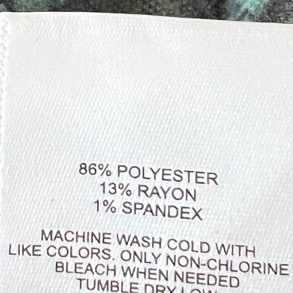 Express Men's Stretch Green Grey Plaid Button-Up Shirt Size XS Long Sleeve NWOT - Picture 8 of 10